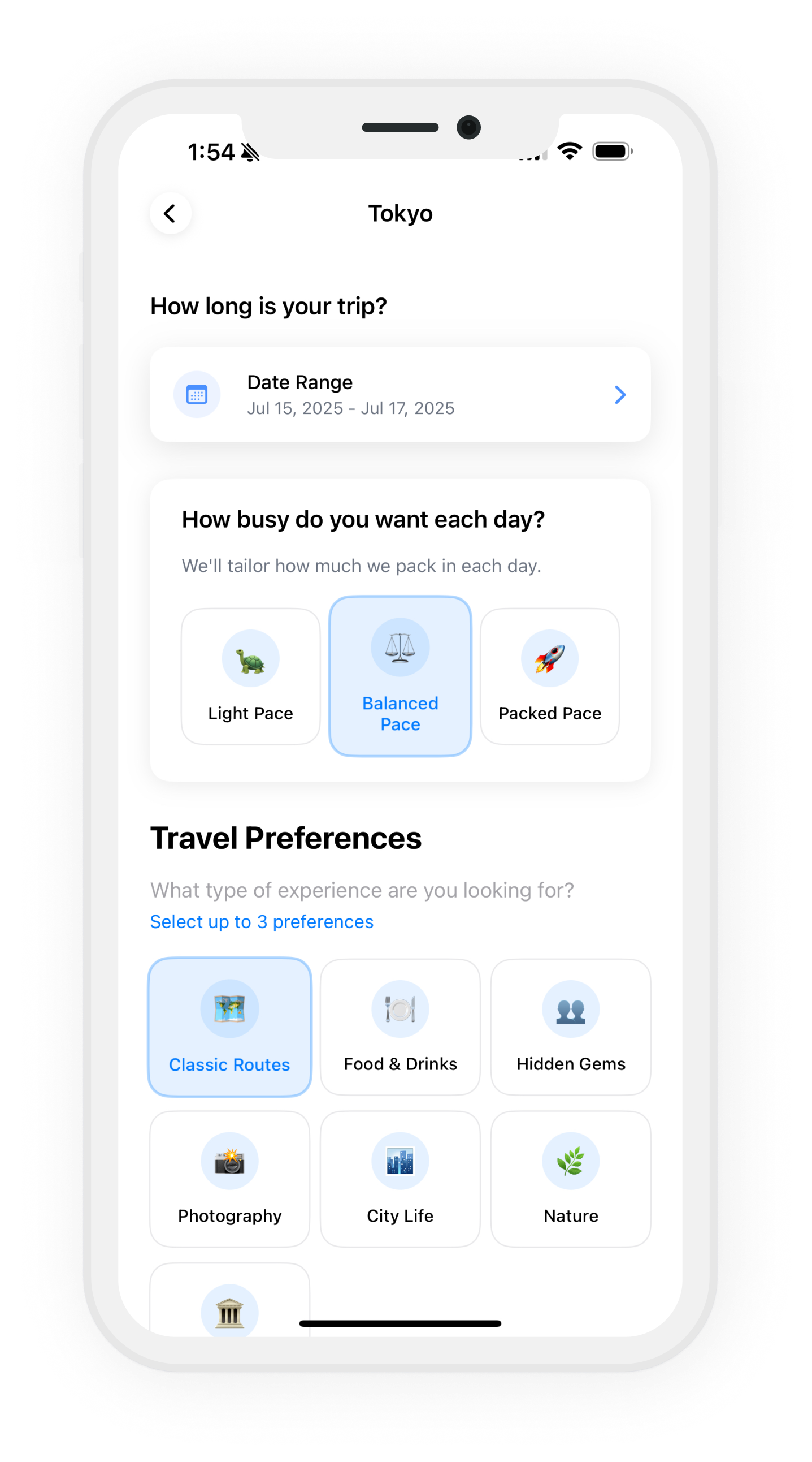 Wanderjoy Travel App - Interactive Maps and Destination Discovery for Custom Itinerary Planning